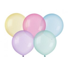 Crystal balloons G150, 19", rainbow colours assorted / 25 pcs