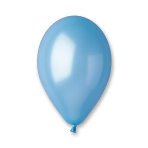 Balloon metal light blue