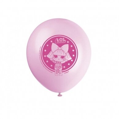 LOL SURPRISE balloon set, 12", 8 pcs