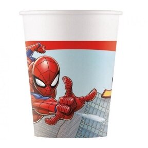 Paper Cups (WM) Spiderman Crime Fighter Marvel, 200ml, 8 pcs (SUP label)