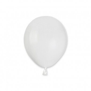 Balloon pastel white 4