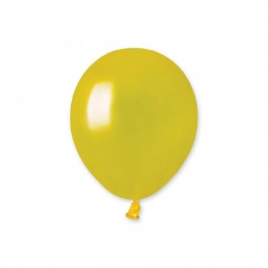 Balloon metal yellow 1