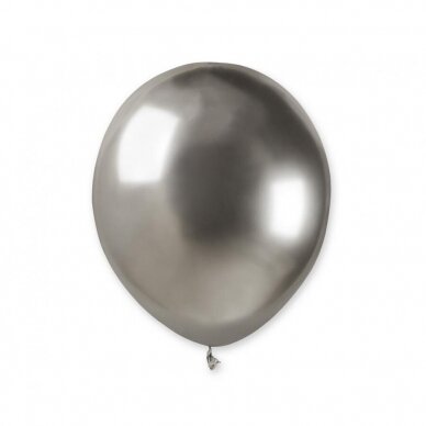 Shiny balloons silver 3