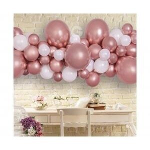 DIY balloon garland rose gold, 65 balloons + tape 1