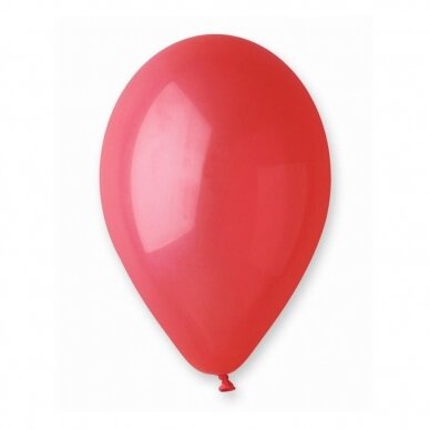 Balloons pastel red