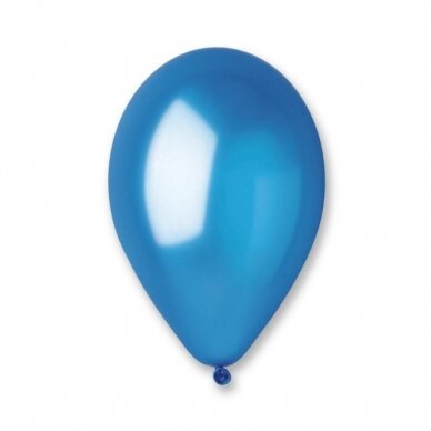 Balloon GM110 metal 12", blue, 100 pieces