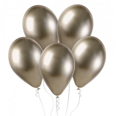 Shiny balloons, champagne