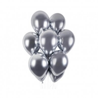 Shiny balloons silver