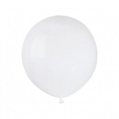 Balloon pastel white 3