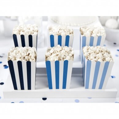 Decorative boxes for popcorn - Little Plane, mix, 7.5 x 7.5 x 12.5 cm 1