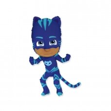 Folinis forminis balionas pižamų herojai "PJ Mask - Catboy", mėlynas (56x110 cm)