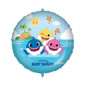 Foil balloon 18" Baby Shark Fun in the Sun