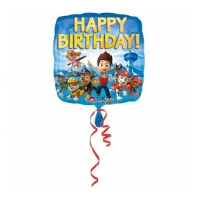 Foil balloon 18" SQR "Paw Patrol"