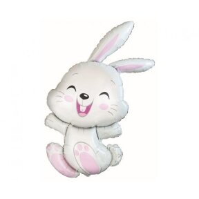 Foil balloon 24" FX - Bunny, packed