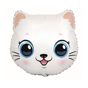 Foil balloon 24" FX - Cat (head), packed