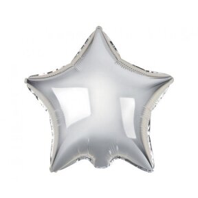 Foil balloon "Star" , silver, 18"