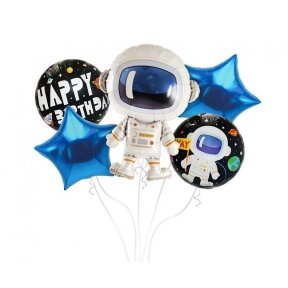 Foil balloons - Space set, 5 pcs