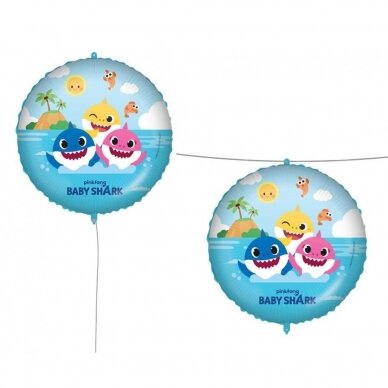 Foil balloon 18" Baby Shark Fun in the Sun 1