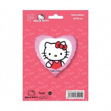 Foil baloon 18" FX Hello Kitty in the Window, packed 1