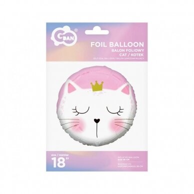 Foil balloon Cat, 45 cm 1