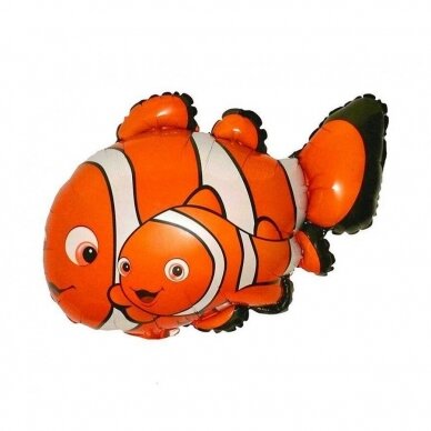 Foil Balloon 24" FX - "Smiling Clown Fish"