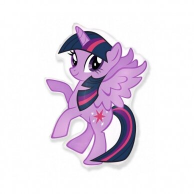 Foil balloon 24" FX - My Little Pony - Twilight, packed