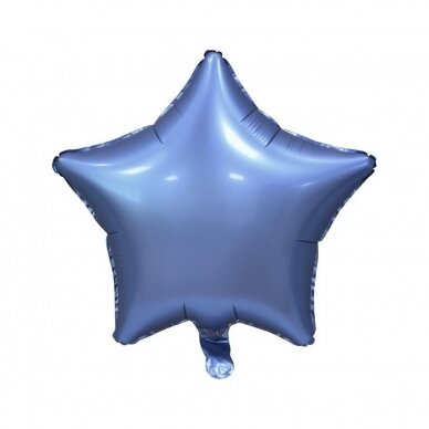 Foil balloon "Star", matt, violet, 19 inches