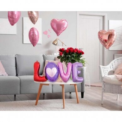 Foil balloon - LOVE (letters), 74x29 cm 1