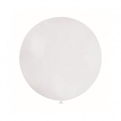 Balloon pastel white 8