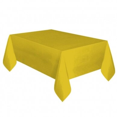 Tablecloth, yellow, 140x260 cm