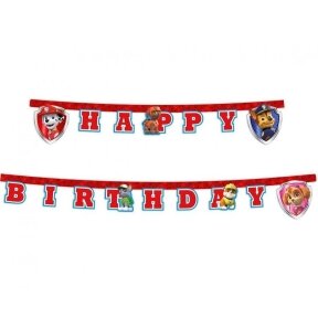 Birthday banner Paw Patrol - Ready for Action, 1 pc