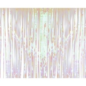 Fringe Deco Curtain Iridescent, 100 x 200 cm