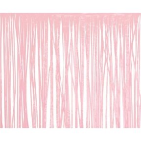 Fringe Deco Curtain, pastel light pink, 100 x 200 cm