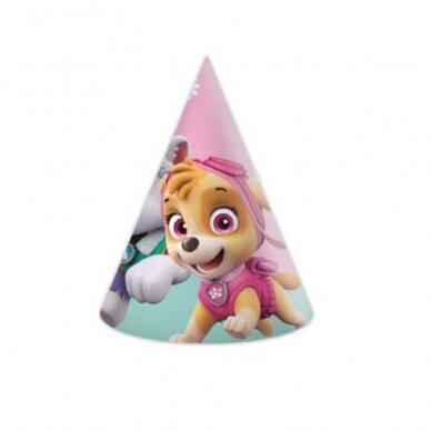 Paper hats Paw Patrol: Skye & Everest, 6 pcs.