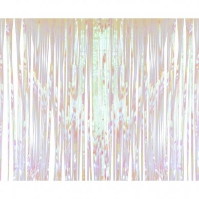 Fringe Deco Curtain Iridescent, 100 x 200 cm