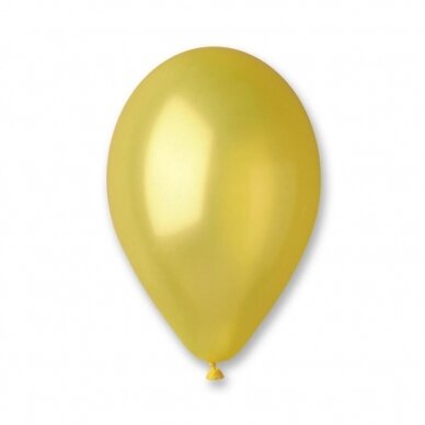 Balloon metal yellow 2