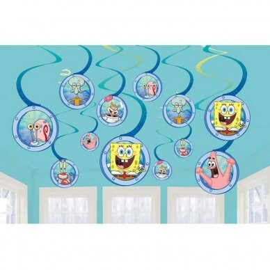 Spirals Deko SpongeBob/ 12 pcs