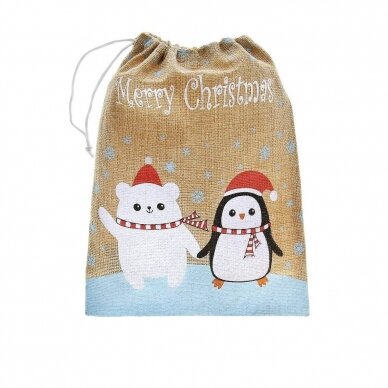 XMas sack , size 18x24 cm