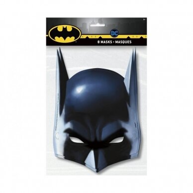 Paper masks Batman, 8 pcs