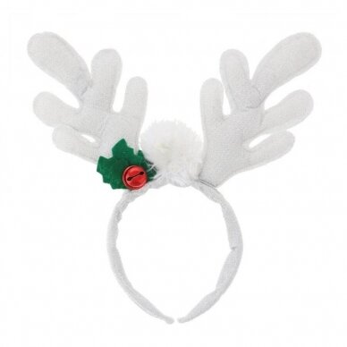 Antler headband, silver 1