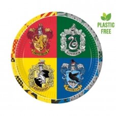 Lėkštutės "Harry Potter Hogwarts Houses" (8 vnt./23 cm)