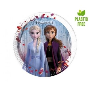 Paper plates Frozen 2 (Disney), next generation 20cm, 8 pcs (plastic-free)