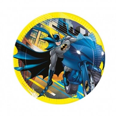 Paper plates Batman Rogue Rage, next generation, 23 cm, 8 pcs (plastic-free)