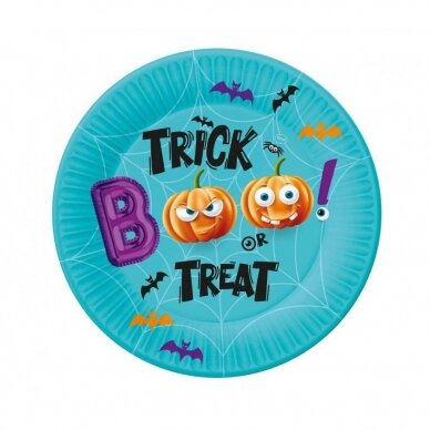 Paper plates Boo, 18 cm, 6 pcs