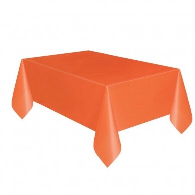 Tablecloth, orange, 140x260 cm