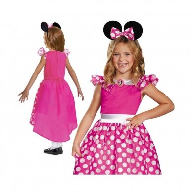 Minnie Pink Classic role-play costume - Minnie Mouse (licensed), size S (5-6 yrs)