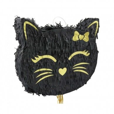 Black Cat pinata, size 35x7.5x37 cm