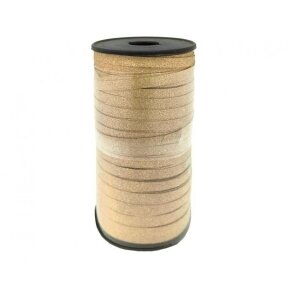 Glitter deco ribbon, gold, 100y (92 m)