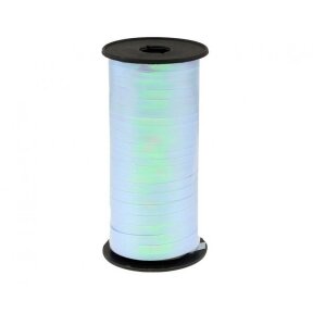 Iridescent ribbon, light blue, 100y (92 m)