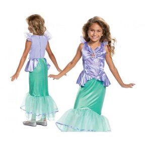 Ariel Deluxe role-play costume -The Little Mermaid Princess (licensed), size S (5-6 yrs)